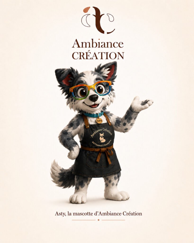 Asty, la mascotte d’Ambiance Création