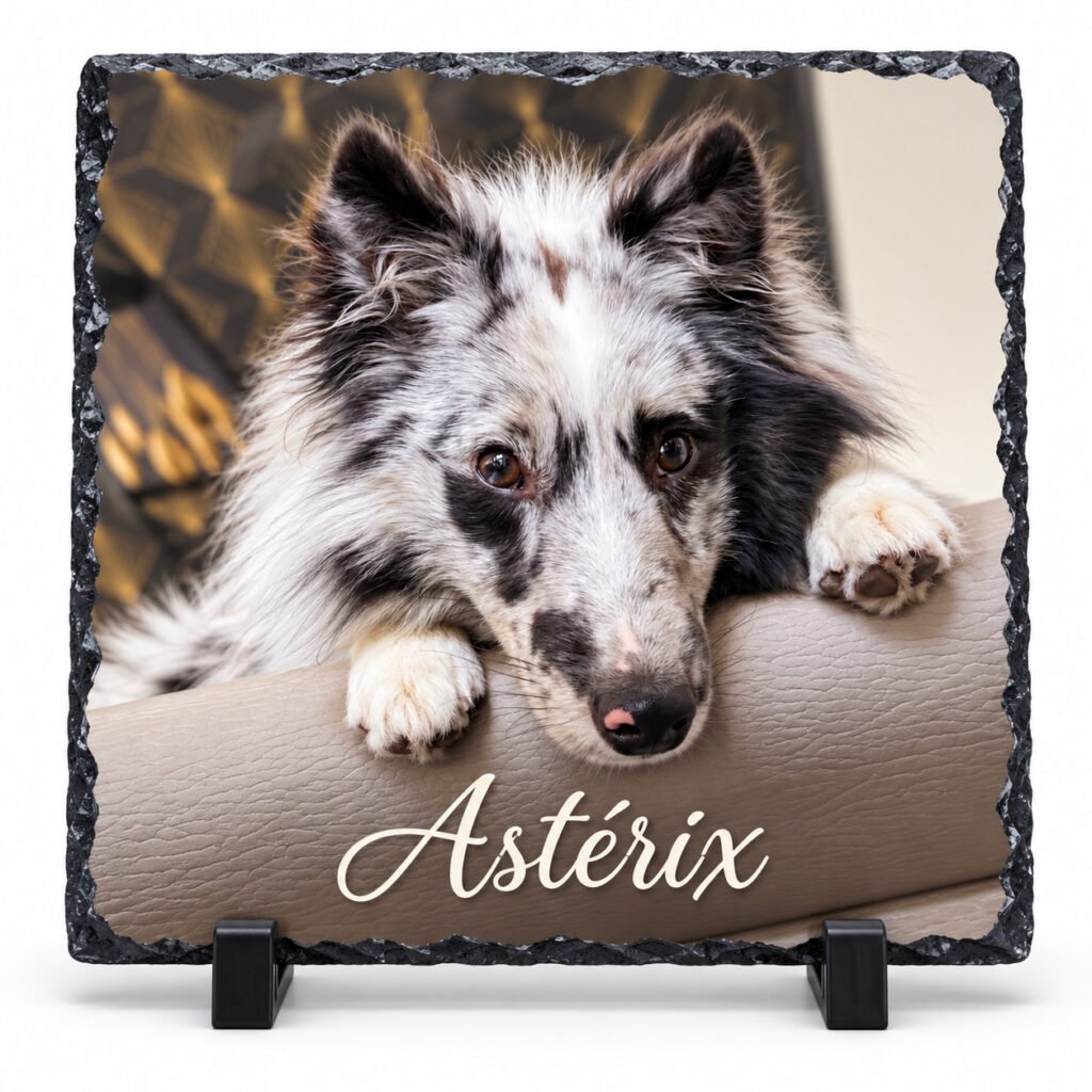 Ardoise photo personnalisée – Carrée ou rectangulaire
